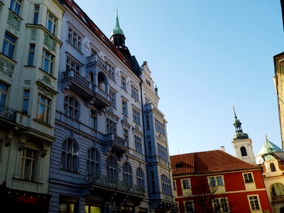 the wonderful architecture in Prague